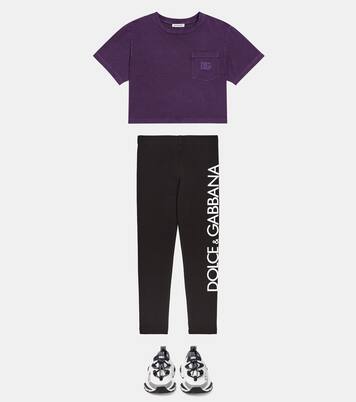 Leggings aus Jersey | Dolce&Gabbana Kids