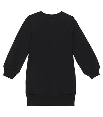 Logo cotton-blend jersey dress | Balmain Kids