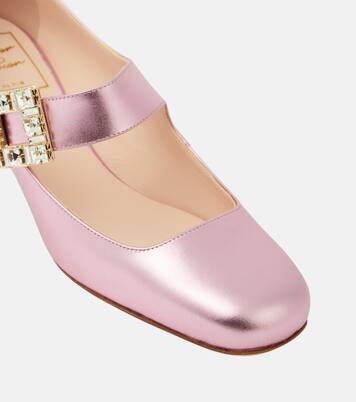 Escarpins Très Vivier en cuir métallisé | Roger Vivier