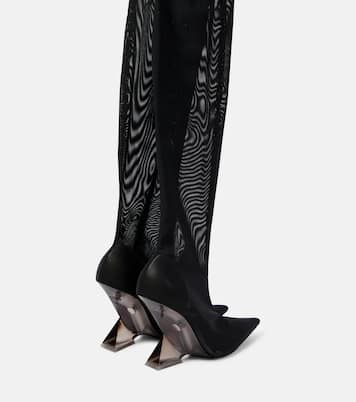 Cheopissima thigh high 105 boots  | The Attico