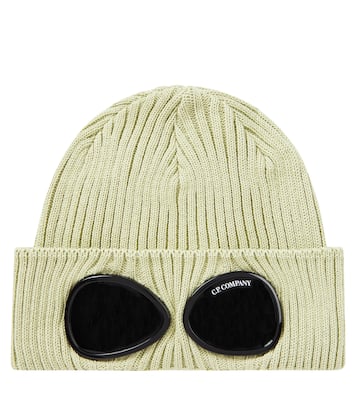 Goggle ribbed-knit cotton beanie | C.P. Company Kids
