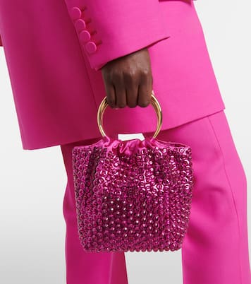 Carry Secrets Small embellished bucket bag | Valentino Garavani