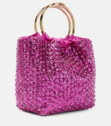 Carry Secrets Small embellished bucket bag | Valentino Garavani