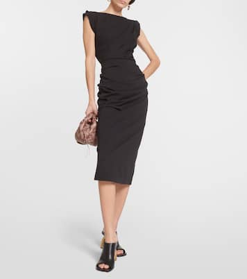 Abito midi in jersey di cotone | Dries Van Noten