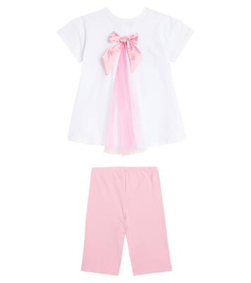 X Barbie® Set aus T-Shirt und Shorts | Monnalisa