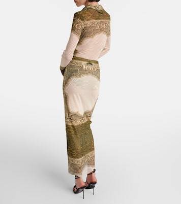 Bedruckter Maxirock | Jean Paul Gaultier