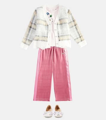 Pantalones deportivos de terciopelo | Monnalisa