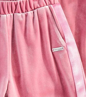 Pantalones deportivos de terciopelo | Monnalisa