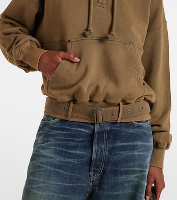 Cotton jersey hoodie | Acne Studios