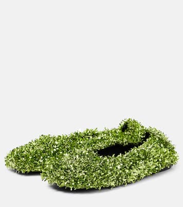 Bailarinas Glove con glitter | Dries Van Noten