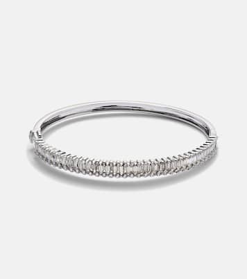18kt white gold bangle with diamonds | Bucherer Fine Jewellery