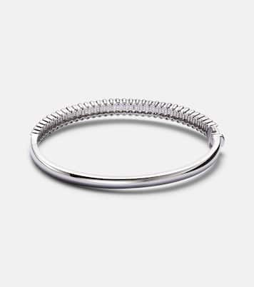 18kt white gold bangle with diamonds | Bucherer Fine Jewellery