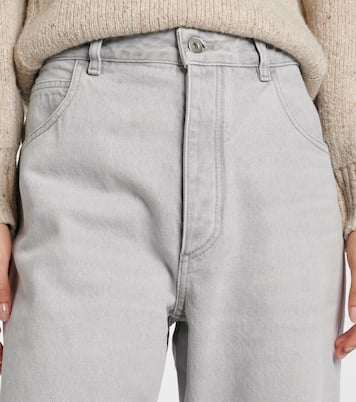 Jeans a gamba larga e vita media | Bottega Veneta