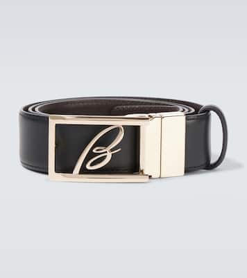 Cinturón de piel con logo | Brioni