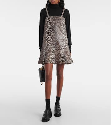 Plateau-Loafers Feminine aus Lederimitat | Ganni