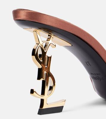 Opyum 85 satin mules | Saint Laurent