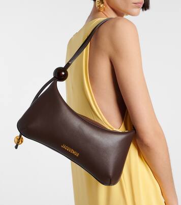 Bisou Perle Large leather shoulder bag | Jacquemus