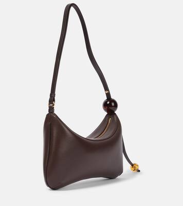Bisou Perle Large leather shoulder bag | Jacquemus