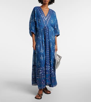 Bedruckter Kaftan Mosaic aus Baumwolle | Juliet Dunn
