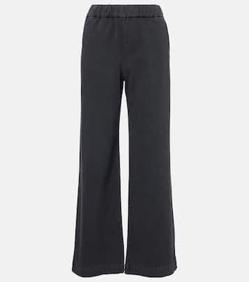 Pantalon droit Naya en coton mélangé | Velvet