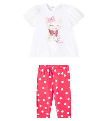 Bebé - set de camisa y pantalones de jersey | Monnalisa