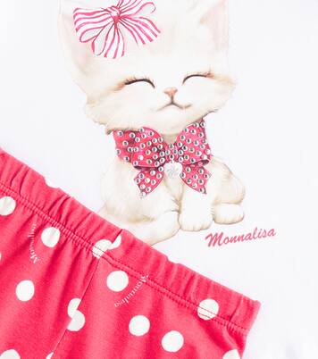 Bebé - set de camisa y pantalones de jersey | Monnalisa