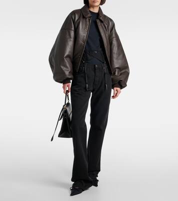 Veste Round Taxi en cuir | Balenciaga