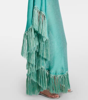 Robe longue Arno en lin mélangé  | Taller Marmo