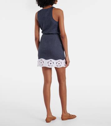 Minifalda Margaux en mezcla de lino | Staud