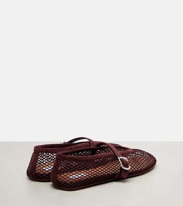 Ballerine fishnet Mary Jane flats | Alaïa