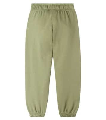 Ribbed-knit cotton sweatpants | Mini Rodini