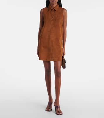 The Suede City suede minidress | Frame