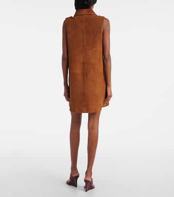 The Suede City suede minidress | Frame