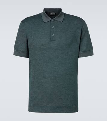 Cotton and silk polo shirt | Zegna
