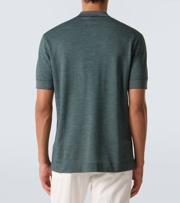Cotton and silk polo shirt | Zegna