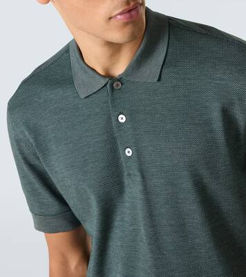 Cotton and silk polo shirt | Zegna