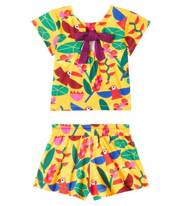 Cotton jersey T-shirt and shorts set | Fábula