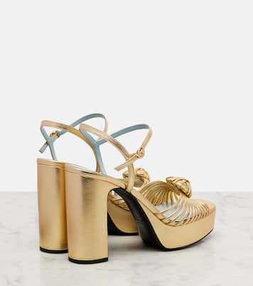 Royal 115 leather platform sandals | Valentino Garavani