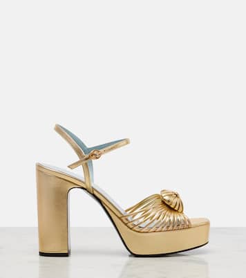 Royal 115 leather platform sandals | Valentino Garavani
