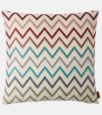 Watamu Zigzag cotton cushion | Missoni