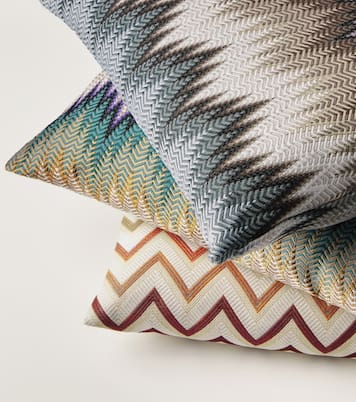 Watamu Zigzag cotton cushion | Missoni