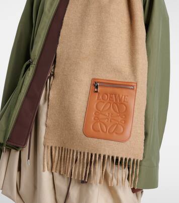 Anagram wool and cashmere scarf | Loewe