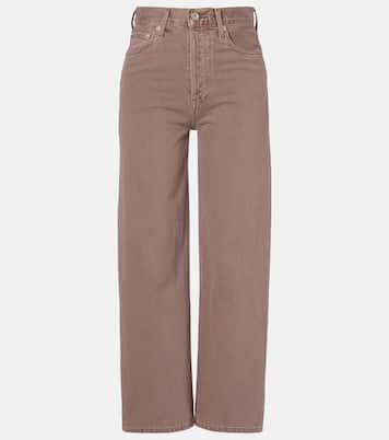 High-Rise Wide-Leg Jeans Ren Crop | Agolde