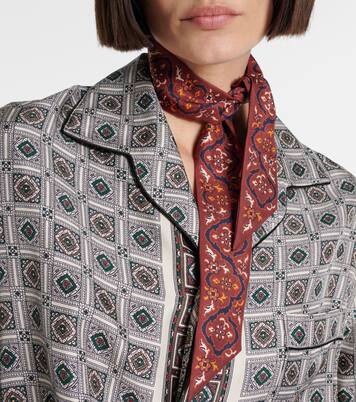 Printed silk scarf  | Loro Piana