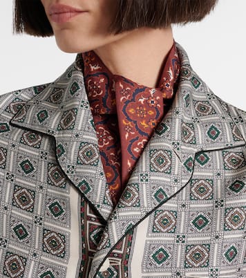 Printed silk scarf  | Loro Piana