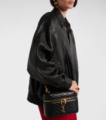 Gaby Large leather vanity bag | Saint Laurent