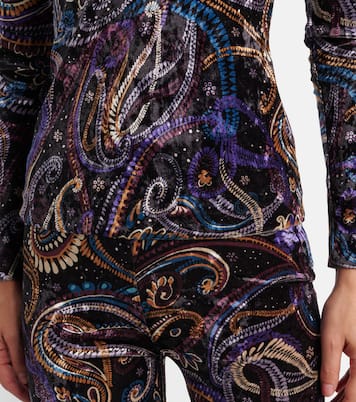 Top aus Samt | Etro