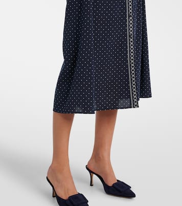 Lex polka-dot silk-blend shirt dress | Veronica Beard