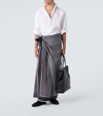 Printed cotton beach cover-up | Tom Ford