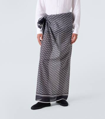 Printed cotton beach cover-up | Tom Ford